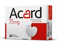 Acard 75 mg, 60 tabletek