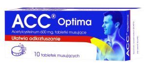 Acc Optima 600mg tabletki musujące 10 szt