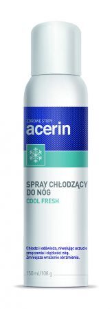 Acerin Cool Fresh Spray Opuchnięte zmęczone nogi, 150 ml