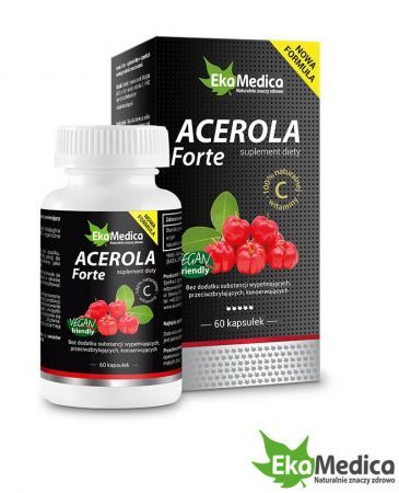 Acerola Forte 500 mg EkaMedica, 60 kapsułek