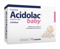 Acidolac Baby, 10 saszetek (data ważności: 31.12.2022)