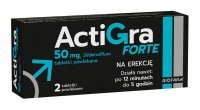 ActiGra Forte 50 mg, 2 tabletki