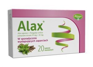 Alax lek na zaparcia, 20 tabletek