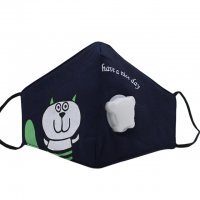ALEXPO Maska z filtrem N99, bawełniana dla dzieci 'kotek', 1 sztuka