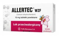 Allertec 10 mg Tabletki na alergię, 7 tabletek