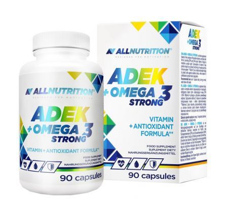 Allnutrition ADEK + Omega 3 Strong, 90 kapsułek