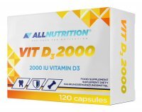 Allnutrition Vit D3 2000 IU, 120 kapsułek