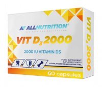 Allnutrition Vit D3 2000 IU, 60 kapsułek