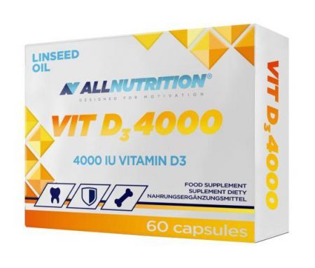 Allnutrition Vit D3 4000 IU, 60 kapsułek