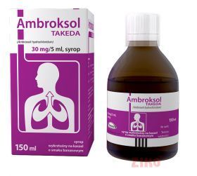 Ambroksol 30mg/5ml syrop na kaszel, 150 ml /Takeda/
