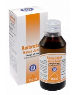 Ambroksol Junior 15 mg syrop dla dzieci, 150 ml /Hasco/