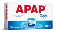 APAP Caps, 10 kapsułek miękkich (data ważności: 31.08.2023)