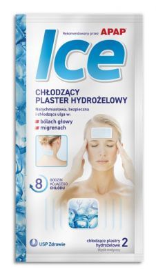 APAP Ice plaster chłodzący na bóle głowy, 2 szt.