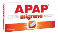 APAP Migrena, 20 tabletek