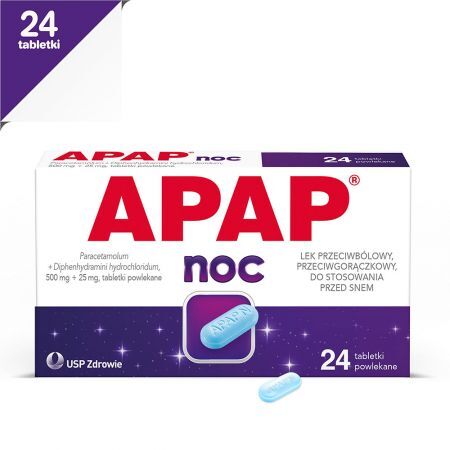 APAP Noc, 24 tabletki
