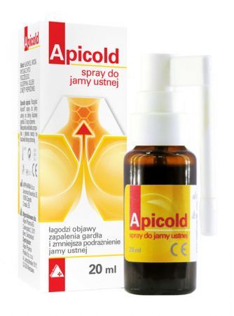 Apicold Oral Spray do jamy ustnej, 20 ml