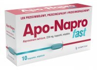 Apo-Napro Fast 220 mg, 10 kapsułek (data ważności: 31.01.2023r)