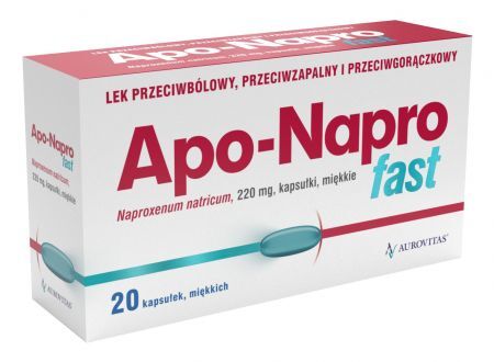 Apo-Napro Fast 220 mg, 20 kapsułek
