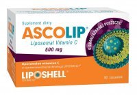 Ascolip Liposomalna witamina C 500 mg o smaku czarnej porzeczki, 30 saszetek