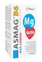 Asmag B6 Max Cardio, 30 tabletek (data ważności 30.11.2023)