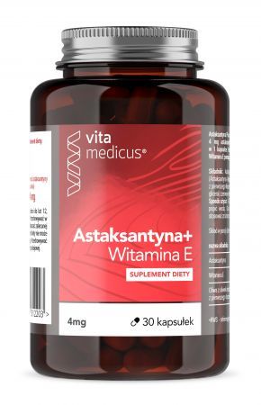 Astaksantyna + Witamina E, 30 kapsułek /Herbamedicus/