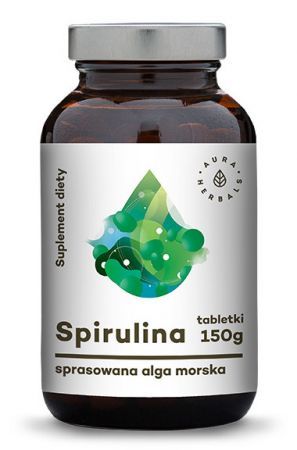 Aura Herbals Spirulina, 600 tabletek