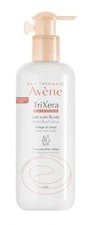 Avene TriXera Nutrition Mleczko do ciała i twarzy, 400 ml