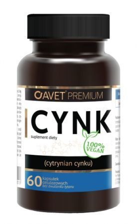 Avet Premium Cynk, 60 kapsułek