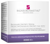 Balneokosmetyki Biosiarczkowy Krem 45+ przeciwzmarszczkowy na noc, 50 ml