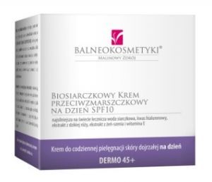 Balneokosmetyki Biosiarczkowy Krem przeciwzmarszczkowy do twarzy na dzień, 50 ml