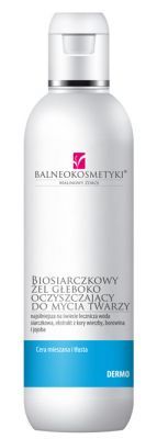 Balneokosmetyki Biosiarczkowy Żel głęboko oczyszczający do mycia twarzy 2w1, 200 ml