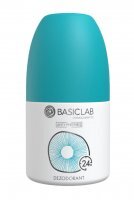 BASICLAB Dezodorant przeciw poceniu do skóry wrażliwej roll-on 24 h, 50 ml
