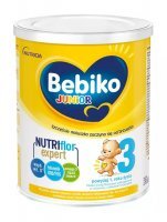 Bebiko Junior 3 Mleko modyfikowane dla dzieci powyżej 1. roku życia, 700 g (data ważności: 23.09.2022)