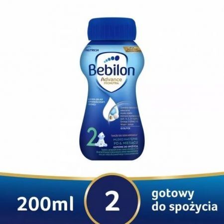 Bebilon Advance 2 Mleko następne po 6. miesiącu życia, 200 ml (data ważności: 24.05.2024)