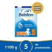 Bebilon Advance 5 Mleko modyfikowane dla przedszkolaka, 1100 g (Data ważności 01.07.2023r)