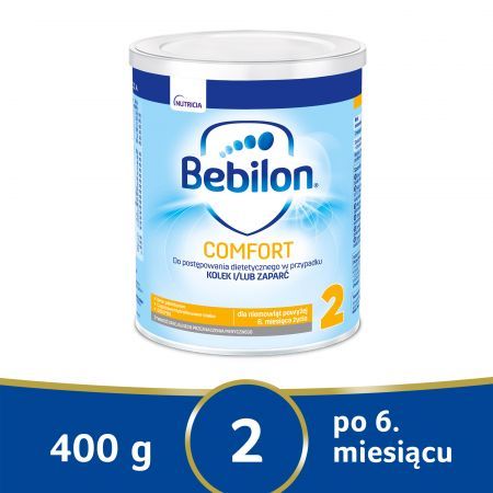 Bebilon Comfort 2 Dietetyczny środek spożywczy powyżej 6. miesiąca życia, 400 g