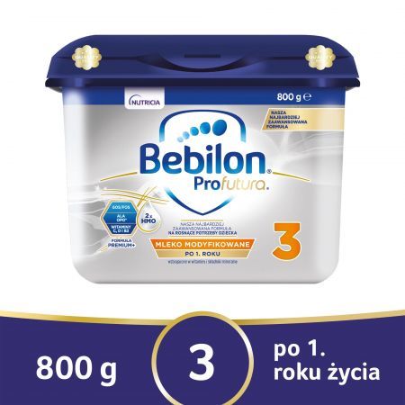 Bebilon Profutura Junior 3 Mleko modyfikowane powyżej 1. roku życia, 800 g