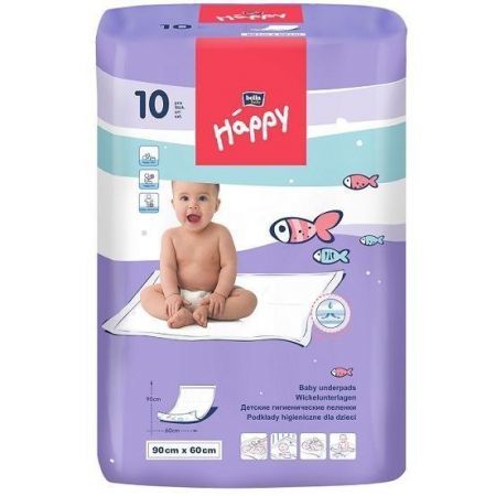 Bella Baby Happy Podkład do przewijania Soft 60 x 90, 10 sztuk