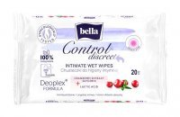 Bella Control Discreet Chusteczki do higieny intymnej, 20 sztuk (data ważności: 28.04.2024)