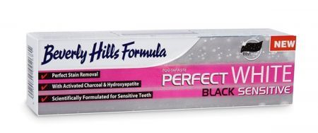 Beverly Hills pasta Perfect White Black Sensitive, 100 ml