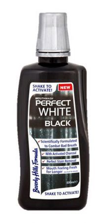 Beverly Hills płyn do płukania Perfect White Black, 500 ml