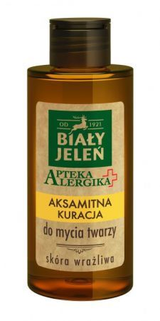 BIAŁY JELEŃ Apteka Alergika Aksamitna kuracja do mycia twarzy, 150 ml