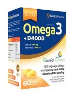 Bio Omega3 + D4000, 60 kapsułek /Xenico Pharma/