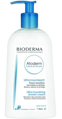 BIODERMA Atoderm kremowy żel do mycia skóry suchej i wrażliwej, 1 litr