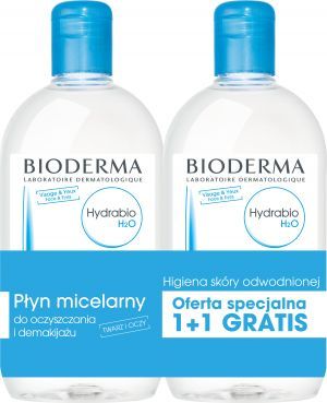 Bioderma Hydrabio H2O płyn micelarny, 2 x 500 ml