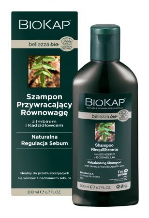 Biokap Bellezza Bio Szampon Przywracający Równowagę, 200 ml