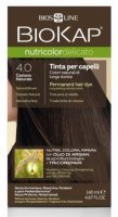 BIOKAP Nutricolor Delicato Farba do włosów 4.0 Naturalny Brąz, 140 ml