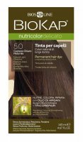 Biokap Nutricolor Delicato Farba do włosów 5.0 Jasny Naturalny Kasztan, 140 ml