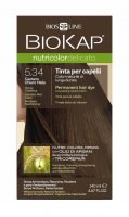 Biokap Nutricolor Delicato Farba do włosów 5.34 Miodowo Kasztanowy, 140 ml (data ważności: 05.07.2024)