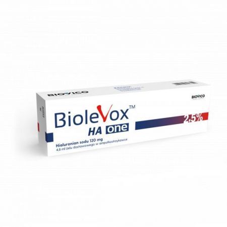Biolevox HA ONE 2,5% 4,8 ml, 1 ampułkostrzykawka